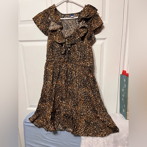 Waist-Defined Ruffle-Trim Mini Dress for Women - Picture 7 of 8